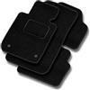MOTOS Strike Tappetini auto Velours per auto destinato a BMW Serie 1 E87 2004-2011 - Standard, Tessuto, Nero tappetino auto - Provate un nuovo comfort di guida con un set di tappetini in velluto