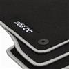 Car Lux AR05628 - Tappetini su misura in velour con bordo grigio per 206 cc 206 cc dal 2000-