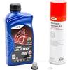Gazoobike Kit di manutenzione cambio olio standard per HONDA SH 125 dal 2013 al 2024 - E.LF MOTO 4 MAXI TECH 10w30 1L