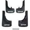RE&AR Tuning Compatibile con Peugeot Bipper 2008-2017 Parafanghi anteriore + posteriore 4 pezzi KIT