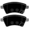 AOQ ORIGINAL QUALITY AOQ - PASTIGLIE FRENI Anteriori FIAT SEDICI 16 1.6 1.9 2.0 dal 2006 al 2014