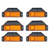 24/7 AUTO 24/7Auto - Luci di posizione laterali a 6 LED, 24 V, con staffe, per camion, rimorchio, camion