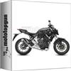 MOTOTOPGUN mivv scarico completo omologato nocat gp carbonio posizione alto compatibile con yamaha mt-07 mt07 2023 2024 mototopgun