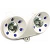 NTT MASCHERA DOPPIO FARO ALOGENO BIANCO LED BLU MBK BOOSTER NEXT GENERATION '94/'98