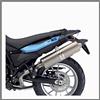 BLACK DOVES GRAPHICS 2 adesivi compatibili con Motorrad F 650 GS F650 GS (Nero-Bianco)