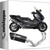 MOTOTOPGUN mivv scarico completo omologato nocat sr-1 inox nero compatibile con yamaha t-max 560 2020 2021 mototopgun