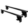 BCD Barre portatutto FARAD BS + IRON2 compatibili con AUDI A3 SPORTBACK dal 2013 al 2020, portapacchi in acciaio per auto senza railing sul tetto