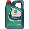 LUBRIALPHA Olio motore 5w20 auto benzina lubrificante Castrol Magnatec Stop Start 5w20 E con Portachiavi Cavatappi tanica 2x4lt