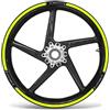 labelbike Adesivi Moto Cerchi Ruote 17 Compatibile con Kawasaki