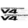 WYOERN Adesivi Per Moto In Vinile Per Ducati Streetfighter V4S Street Fighter V4 S 2025 2024 2020-2023 Accessori