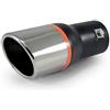 CarJoy Universale 3922 Terminale di scarico per auto Terminale Silenziatore sportivo Acciaio inossidabile Cromo 55mm