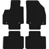 edecor Set di tappetini in velluto per MG ZS Hybrid + a partire dal 2024, fissaggio basic, ovali, tappetini in velluto con protezione per il tallone