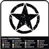 Grafic Adesivo STELLA militare consumata cm 50 x SUV (NERO)