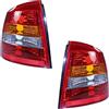 ATEC Germany BESTPRICE 2x faro posteriore combinato sinistro giallo/rosso senza portalampada Compatibile con OPEL ASTRA G CC (T98)