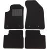 ASC Tappetini Auto Compatibili con Lancia Delta III Serie 2008-2014, Moquette con Bordo Antiscivolo, Battitacco in Gomma