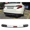 Olgyn Piastra Spoiler Diffusore Paraurti Posteriore Per Fiat Egea Neon Tipo, Kit Carrozzeria Spoiler Lama Splitter, B-Black-S