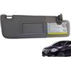 Generico Pantina Parasole Lancia Ypsilon 2011 Grigio con Specchio Tasca Destra per Automobili
