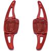 NUOSDEX Auto Palette dei Cambi Compatibile con per Golf MK8 per Polo per GTI per GTD per GTE per Jetta Gli 2022 2023 Auto Volante Shift Paddle Extension Comandi Parti(Carbon Red)