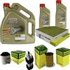 Diederichs Set di filtri da 7 litri di olio motore EDGE Titanium FST 5W-30 LL MANN-FILTER filtro abitacolo filtro carburante filtro aria filtro olio