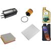AOQ ORIGINAL QUALITY AOQ - KIT TAGLIANDO 4 FILTRI + 4 LITRI OLIO 5W40 COMPATIBILE CON ALFA R. MITO 1.6 JTDM 88KW 120 CV DAL 2011 > CON START & STOP