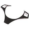 AUTO-spro Cornice decorativa per pulsanti del volante dell'auto per Serie 3 E90 E92 E93 2005-2012 Serie 1 E82 E87 2004-2011 X1 E84 Accessori (Fibra di Carbonio)