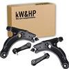 kW&HP KIT AVANTRENO BRACCI BRACCETTI E BARRE D'ACCOPPIAMENTO ANTERIORI PER GOLF IV