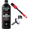 HITOPSELLER Mafra, Maniac Car Detailing Line, Iron Remover, elimina parti ferrose + Pennello RED 30 mm + Spazzola per Pulizia Pneumatici