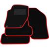 Somer Car Kit Tappetini Auto compatibili con Peugeot 308 CC 2009-2014 | Set Tappeti in Moquette, Tappeto auto su misura, bordo rosso