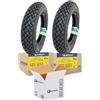 MICHELIN COPPIA GOMME COPERTONI MICHELIN S83 3.50-10 +COPPIA CAMERE D'ARIA VESPA PX LML