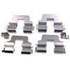 BESTPRICE ATP 1x kit accessori kit di montaggio pastiglie del freno pastiglie del freno | Compatibile con: ABARTH 500 / 595 / 695, 500C / 595C / 695C, ALFA ROMEO 147, 156, 156 Sportwagon, 166, GIULIETTA, GT, MITO