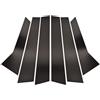 DEMULAX 6 pezzi montanti for auto finestre modanature for porte copertura copertura lucida nero pianoforte, for Porsche, for MACAN, 2014-2022 accessori esterni auto Adesivo per montante auto