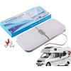Generic interne per campeggio - Plafoniera a LED per campeggio, auto, con luminosità regolabile, per lettura, relax, viaggi, campeggio, uscite familiari, lampada da 12 - 30 V per lettura rilassata