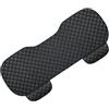 FFOCCO Set Coprisedili Auto Per Range Per Rover Per Sport Per Evoque Per Discovery 4 Per Freelander LR2 Per Rover 75 Per Defender Coprisedili Per Auto Auto Coprisedili(Black back row)