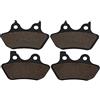 Cyleto Pastiglie Freno Anteriore e Posteriore per Harley Davidson VRSCA VRSCB V-Rod 2002 2003 2004