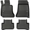 IMJ-Global Tappetini Auto Gomma ProLine 3D su Misura Compatibili con Mercedes-Benz Classe C W204 2007-2014, Set Completo di Tappeti Auto TPE per Migliorare Look e Sportività