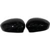 bcumst Calotte Specchio Compatibile Per Fiat 500 500C Per Abarth 2005-2018 Copertura Specchietto Laterale Retrovisore Tappi Vista Posteriore Cap Custodia Di Ricambio Borsette copri specchietto retrovisore(Gl