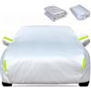 Chihen Personalizzato Telo Copriauto per Citroen C3(410.1 * 176.6 * 167 cm) Telo Copri Auto per Esterno Impermeabile Anti UV Antipolvere,Copertura Protettiva con Morbida Liner E Cerniera Laterale