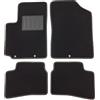 ASC Tappetini Auto Compatibili con Kia Picanto II 2011-2017, Moquette, Bordo Antiscivolo, Battitacco in Gomma