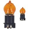 CARALL 2 Pezzi di Lampade Alogena 12V Per Auto (PWY24W 12V 24W WP3.3x14.5-4 Amber)
