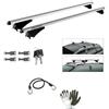 MOTO SPORT MONDO COMPATIBILE CON DR 6.0/Evo 6 5 porte tetto Flush per anno 2022 in poi BARRA DA TETTO PER AUTO 120CM BARRA MENABO CON RAILING SIA ALTI CHE BASSI COPPIA DI BARRE PORTATUTTO IN ALLUMINIO 75KG