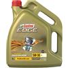 CASTROL Olio motore EDGE 5W-30 Olio sintetico 5 L Compatibilità con RENAULT Clio III Hatchback BR0/1, CR0/1, VW Polo Hatchback 6R1, 6C1 Golf IV Hatchback 1J1 Golf VII Hatchback 5G1, BQ1, BE1, BE2