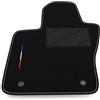 Somer Car Tappetino Auto SOLO LATO GUIDA 1pz compatibile con Jeep Compass - 4xe Plug-in 2020-2025 | 1 tappeto su misura in moquette, bandiera francia