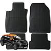 W-Parts TAPPETI - TAPPETINI IN GOMMA 3D NERI PER RENAULT CAPTUR DAL 2013 AL 2019