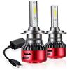 GZCRDZ 1 coppia 100W 10000LM LED faro lampadine 6000K bianco freddo auto anteriore della lampada fendinebbia kit di conversione DC 9-30V luce di guida