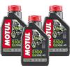 AER MOTO SPARE PARTS 3 LITRI OLIO 5100 10W40 Moto sportiva TAGLIANDO 3 FLACONI VISCOSITA' 10W40