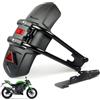 DFFMQSJ Compatibile con Kawasaki Z250 Z650 Z750 Z800 Versys 650 Parafango posteriore per moto Parafango posteriore Copertura protettiva nera paraspruzzi paraspruzzi posteriore protezione parafango posteriore