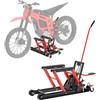 ACXIN sollevatore idraulico per moto, piattaforma sollevatore moto fino a 680 kg, regolabile in altezza, cavalletto di montaggio per auto per la manutenzione di moto, ATV e quad, adatto per garage e