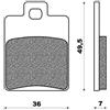 one by Camamoto cod. 77281916 set coppia pastiglie/pasticche freno anteriori compatibile con piaggio zip 50 rst |compar. FD0247 rif. orig. Piaggio 494096