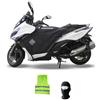 CLICK & GO COMPATIBILE CON KYMCO Xciting (R) 300/400/500 per anno 2016 COPRIGAMBE R166-X TERMOSCUDO TUCANO URBANO COPERTA TERMICA IMPERMEABILE INTERNO IN ECO PELLICCIA SPECIFICO PER SCOOTER