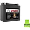 CLICK & GO COMPATIBILE CON BMW R GS 1200 per anno 2013 al 2018 BATTERIA YTX14-BS BOSCH FA1060 IN GEL SLA GIÀ PRONTA ALL'USO CARICA BATTERIE 12 AH AMPERE 12 VOLT 150X87X145MM